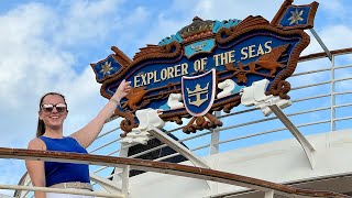 Boarding Explorer of the Seas Royal Caribbean Cruise Vlog [upl. by Kalvin792]