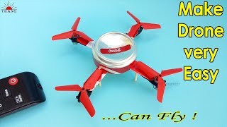 How to make a Remote Control Helicopter Drone at Home  100 fly [upl. by Nollahp]