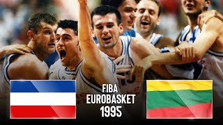 Yugoslavia v Lithuania  Classic Full Games  FIBA EuroBasket 1995 [upl. by Eirised]