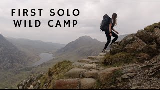 First Solo Wild Camp plus kit talkthrough  SNOWDONIA [upl. by Eniroc]