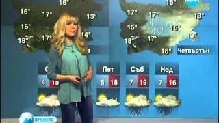 NOVA Weather forecast Bulgaria  10042013 1325h [upl. by Nnayar]