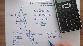 PITAGOROV IZREK V TRIKOTNIKU [upl. by Lesab]