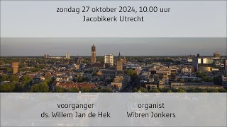 Het begin van wijsheid  live kerkdienst  zondag 27 oktober  1000 uur [upl. by Cia]