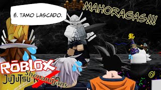 MAHORAGA VS FEITICEIROS NO ROBLOX Roblox Jujutsu Shenanigans [upl. by Zacks925]