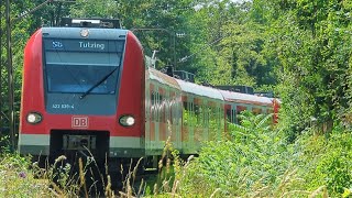 Verschiedene Züge bei Ebersberg Oberbayern [upl. by Ddart]