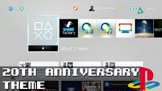 PS4  Playstation 1 20th Anniversary Theme [upl. by Adamson]