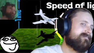 Forsen Reacts  We all move at speed of light through spacetime What does it really mean [upl. by Ferdinande]