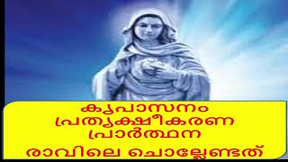 കൃപാസനം പ്രത്യക്ഷീകരണ പ്രാർത്ഥന Kreupasanam Prathyaksheekarana Prarthana Morning Prayer [upl. by Aidul78]