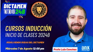 Cursos de inducción UDG 2024B   horarios e inicios de clases [upl. by Idyak]