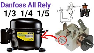 Fridge Relay Connection  Refrigerator Compressor Relay Connection Danfoss [upl. by Idas]