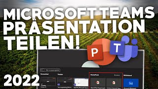 Microsoft Teams POWERPOINT Präsentation TEILENFREIGEBEN  Deutsches Tutorial  2024 [upl. by Bonnie488]