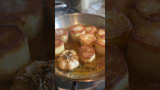 Fondant potatoes shorts fyp viral chef food recipe cooking trending [upl. by Hardner353]