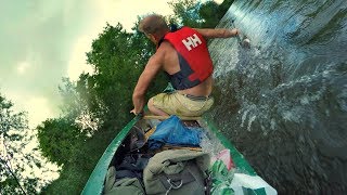 River Wye canoe trip wild camping 4 day paddle from Glasbury to Hereford [upl. by Olli]