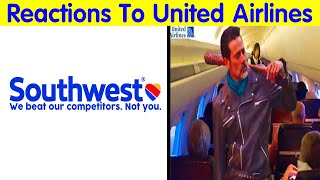 The Funniest Reactions To United Airlines Violently Dragging A Man Off A Plane NEW PICS [upl. by Swinton]