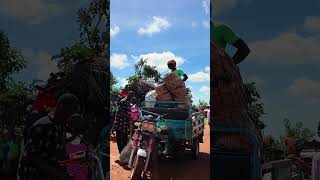 African village market Vogan Togo west Africa 🌍 [upl. by Sosthena]