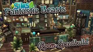 Fantastic Beasts  The Sims 4 Room Speedbuild [upl. by Brockie]