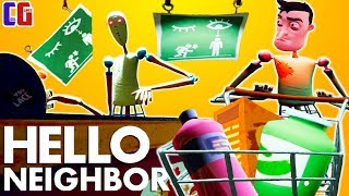 СТРАХИ Привет Сосед СУПЕРМАРКЕТ С МАНЕКЕНАМИ Мультяшный хоррор Игра Hello Neighbor АКТ 3 [upl. by Goddord]