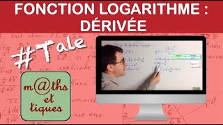 Dériver une fonction logarithme  Terminale [upl. by Kristan]