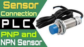 Sensor Connection in Hindi PNP and NPN Sensor Connection in PLC Hindi 2 Wire and 3 Wire Sensor [upl. by Ches475]