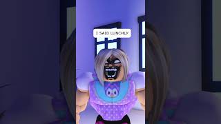 When YOUNGEST SIBLING tries LUNCHLY…💀💀 adoptme roblox robloxshorts [upl. by Samaria801]