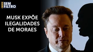 Alexandre Files Musk cria perfil no X para expor ilegalidades de Moraes [upl. by Hayashi]