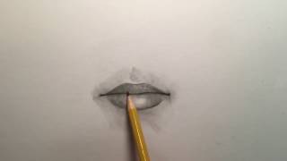 How to Draw Lips  8th Grade Human Face Unit [upl. by Reffotsirhc880]