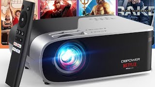 DBPOWER GO1 Projector Full unboxing and review [upl. by Nauh]