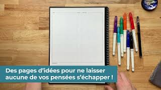 ROCKETBOOK FUSION  Le cahier connecté et réutilisable [upl. by Eidob257]