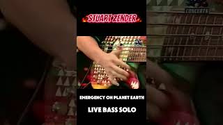 Stuart Zender Bass Solo “Live” bassyourlife [upl. by Aihtniroc]