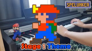 Spelunker  Stage 1 Theme in piano [upl. by Anaicul621]