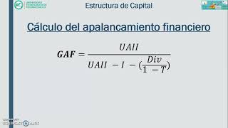 CÁLCULO DE LOS GRADOS DE APALANCAMIENTO [upl. by Atikkin]