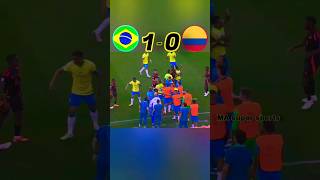 Brazil 🇧🇷 vs Colombia 🇨🇴  Copa America 2024  Highlights football neymar 🔥🔥🔥 [upl. by Aeslehs]