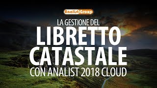 Da Analist a Pregeo gestione del Libretto Catastale [upl. by Erik]