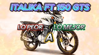 ¡NO COMPRES LA ITALIKA FT150 GTS SIN ANTES DE VER ESTE VIDEO  GhostBikerYT [upl. by Ajani]