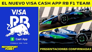 🚨ULTIMA HORA🔥 El NUEVO EQUIPO de F1 🥲 VISA CASH APP RB F1 TEAM 🤡 FECHAS DE PRESENTACIONES LISTAS [upl. by Anderea]