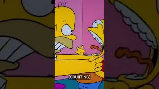 Homer Simpson choking Bart Simpson  The Simpsons Short [upl. by Frierson]