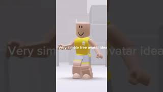 simple and free 0 robux avatar idea No offsale items Roblox RobloxAvatar 0robuxoutfitideas [upl. by Johnette]