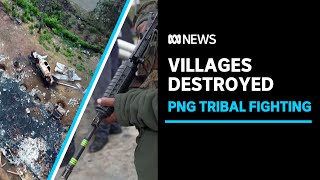 Police outgunned responding to tribal fighting in PNG  ABC News [upl. by Tabbatha]