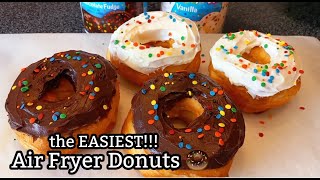 Air Fryer Donuts  The Easiest Donut Recipe Ever [upl. by Burleigh996]