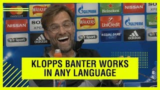 Translator steals the show at Klopps press conference [upl. by Cesaria992]