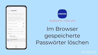 Im Browser gespeicherte Passwörter löschen Samsung Internet [upl. by Akitan]