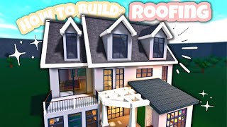 How to Build a GOOD Bloxburg House ROOF [upl. by Hufnagel]