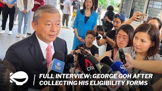 Full interview of George Goh after collecting his eligibility forms  Presidential Election 2023 [upl. by Larred393]