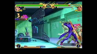 JoJos Bizarre Adventure PSX Super Story Mode Episode 1 Avdol vs Jotaro Speedrun [upl. by Amena]