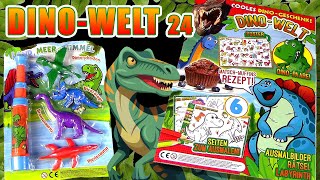 Dino Welt 24 mit Triceratops  Dimorphodon  Brontosaurus  Plesiosaurus   Dino ABC und mehr [upl. by Mallorie]