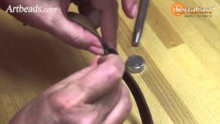 Artbeads Quick Tutorial  How to Set Rivets into Leather [upl. by Hazlip]