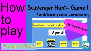 Scavenger Hunt game instructions [upl. by Aisila]