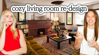 transforming YOUR spaces  cozy living room amp home office [upl. by Siroled]