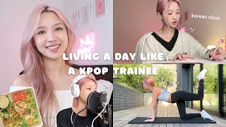 I trained like a kpop trainee for a day ft an ex idol [upl. by Daenis]