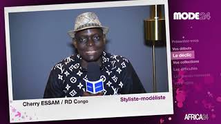 MODE 24  Cherry ESSAM Styliste  modéliste  RDC [upl. by Dnumde]